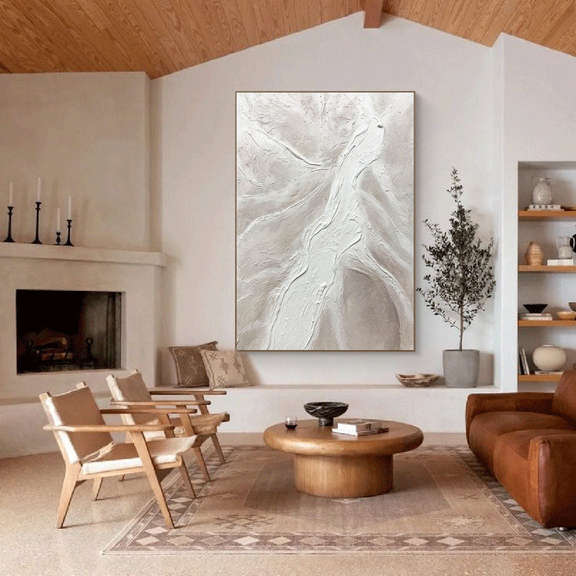 Grey Minimalist Painting #CXA 013