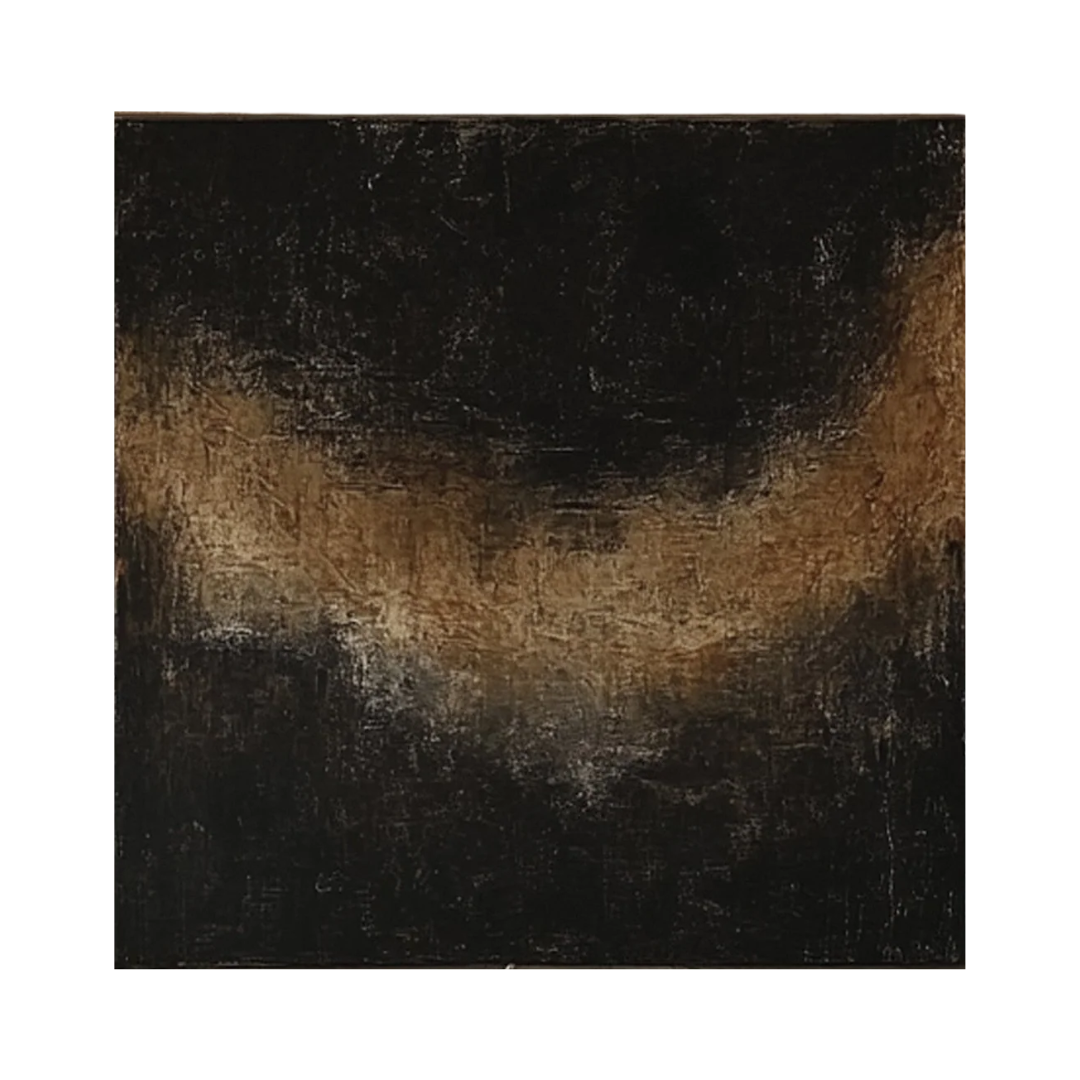 Sculptural Black Textured Wall Art for Minimalist Decor #BM 090