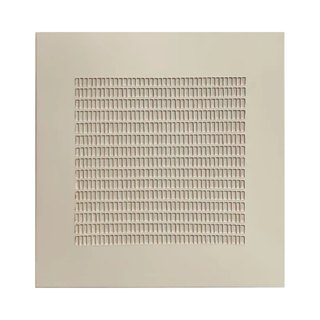 Modern Beige Grid Texture Wabi Sabi Wall Art #WS 009