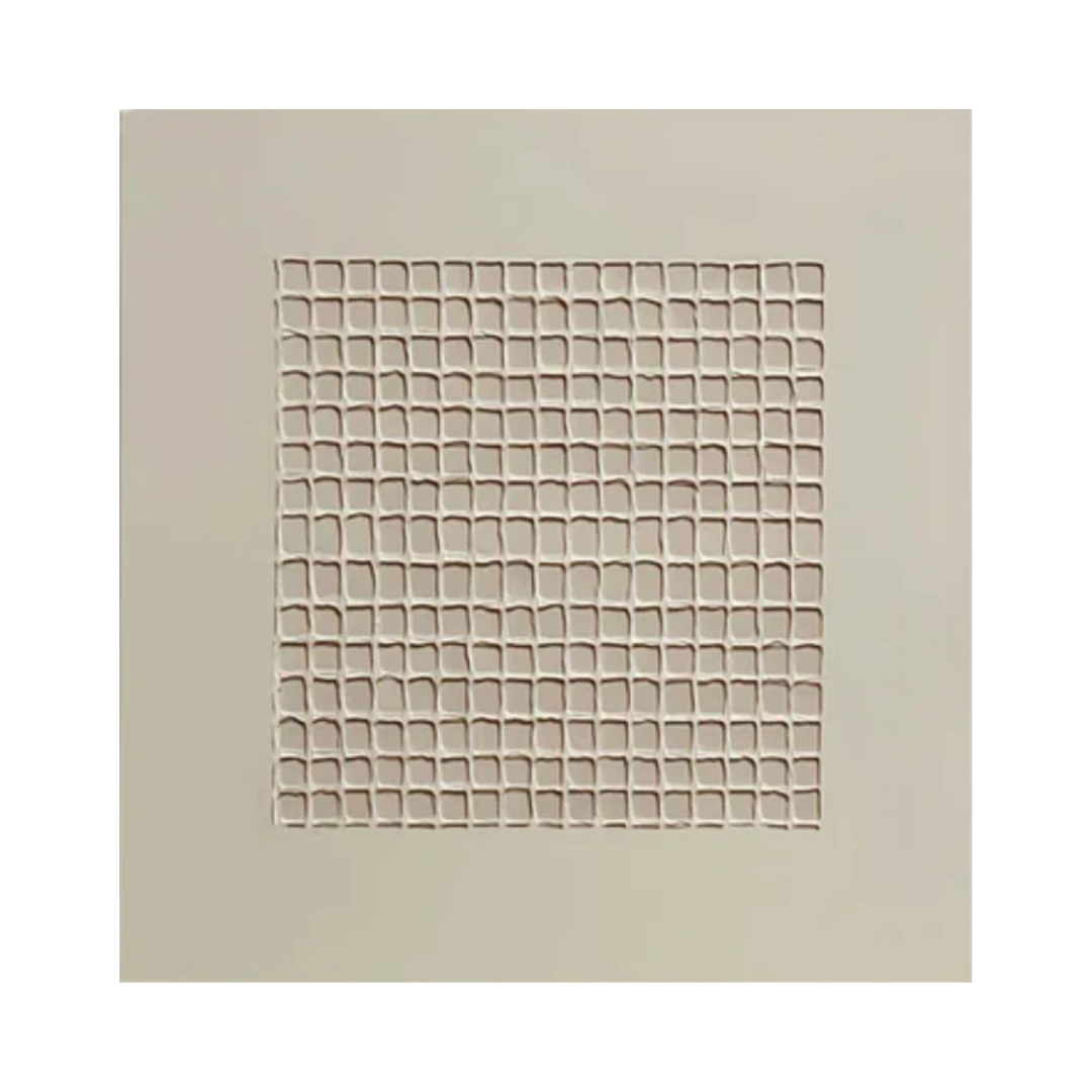 Geometric Beige Texture Canvas Art #WS 006