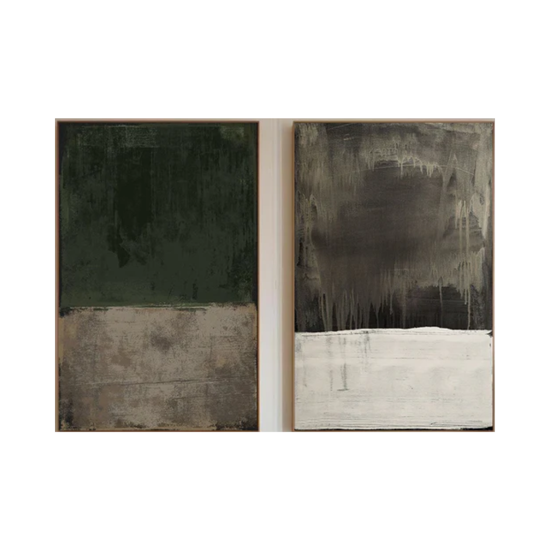 Abstract Tranquility Painting SET OF 2 #AVG 002