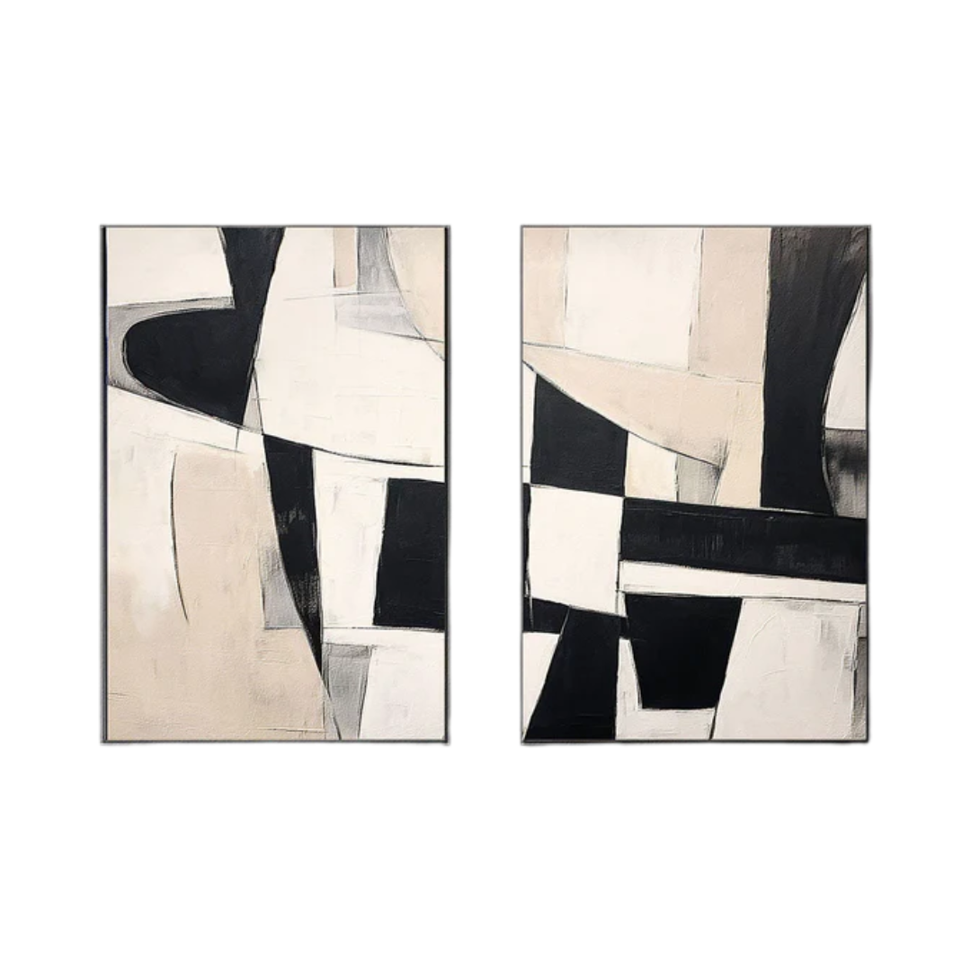 Abstract Tranquility Painting SET OF 2 #CXA 001