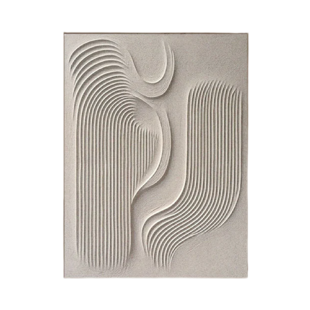 Beige Minimalist Abstract Painting #AVG 003