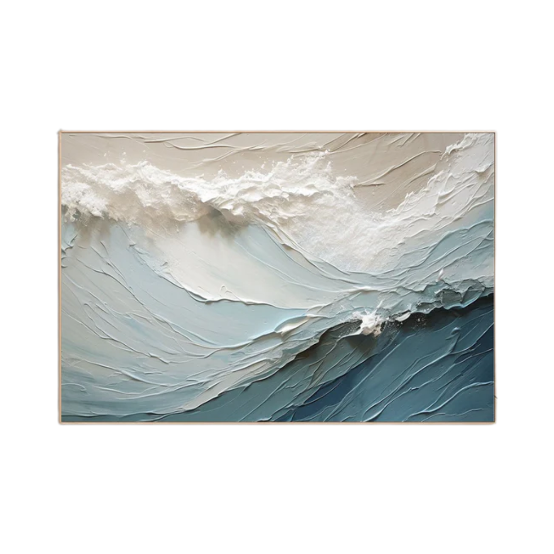 Blue & Green Abstract Painting #CXA 017