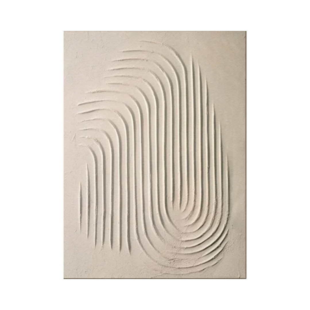 Beige & Brown Minimalist Painting #BBM 004