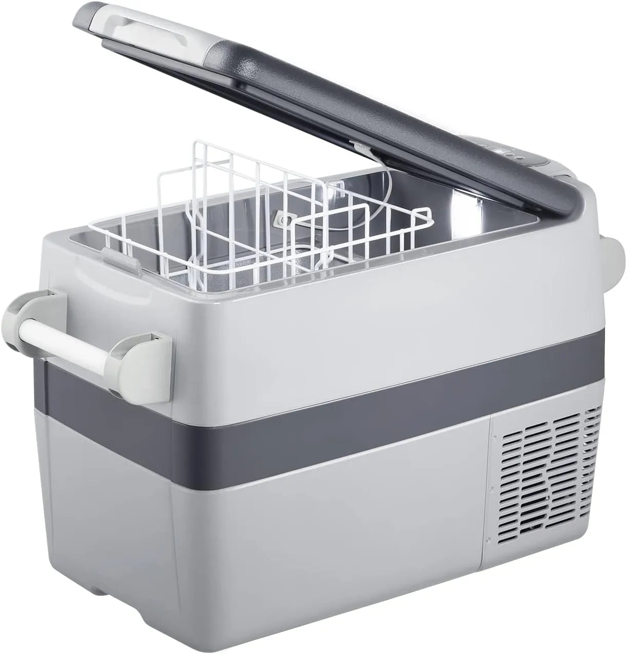 AJ30 Portable Refrigerator,Portable Freezer,32 Quart(30L) Electric Cooler,Car Refrigerator,12/24V DC Cable & 110/240V AC,Car Fridge for Camping,Truck,RV,Travel,Fishing