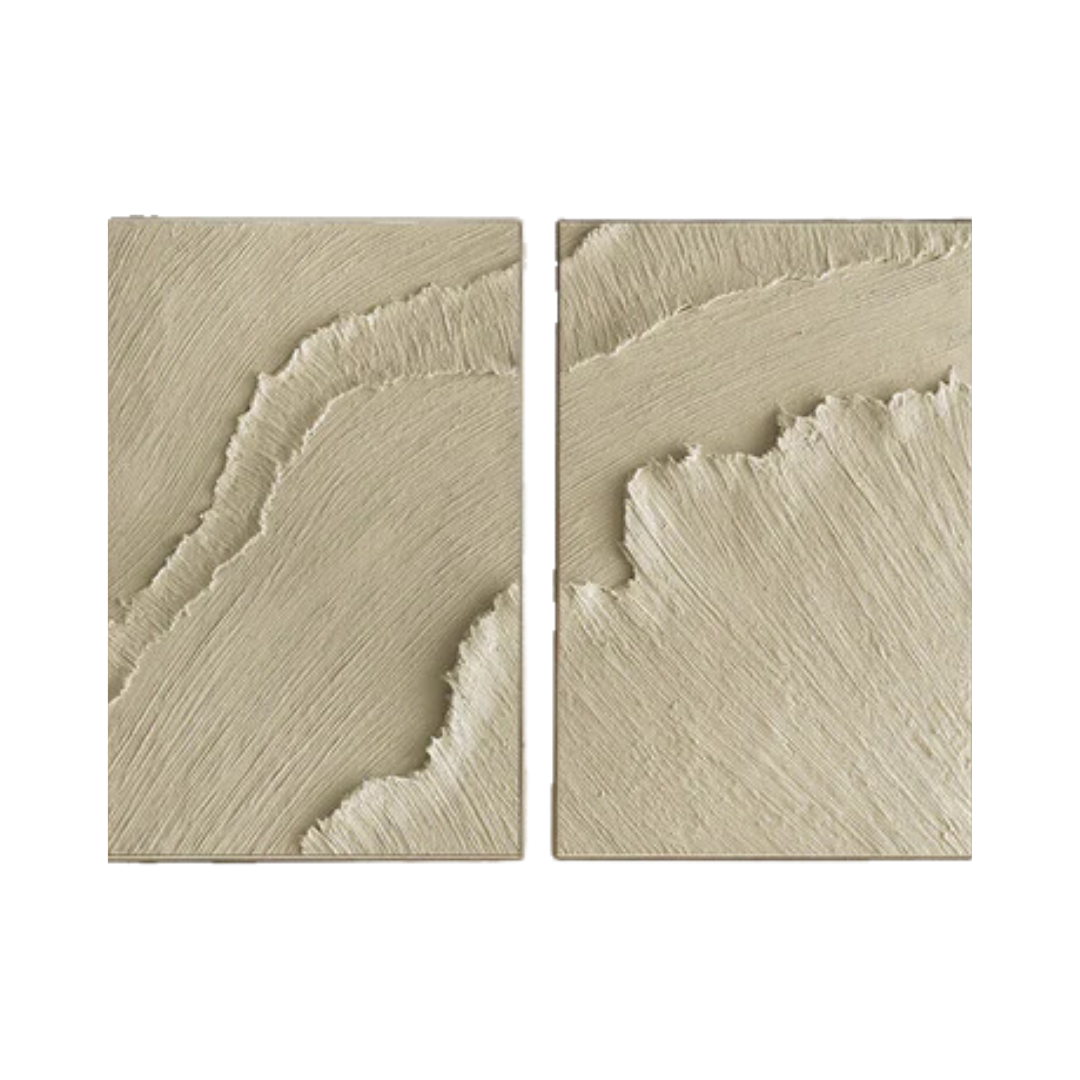 Ocean Wave Abstract Tranquility Painting SET OF 2 #AVG 028