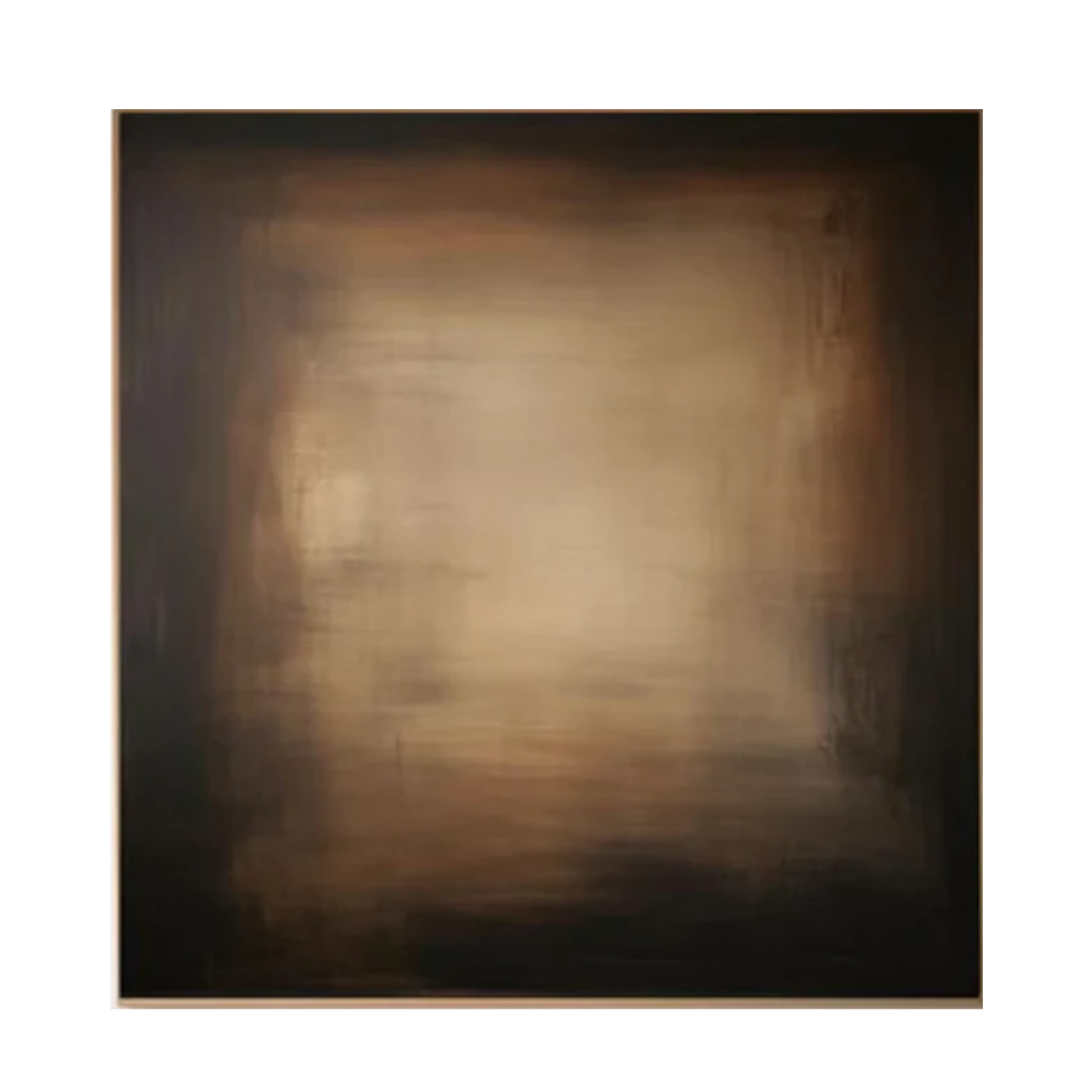 Abstract Metallic Tone Oil Painting for Modern Room Decor #BBA 011