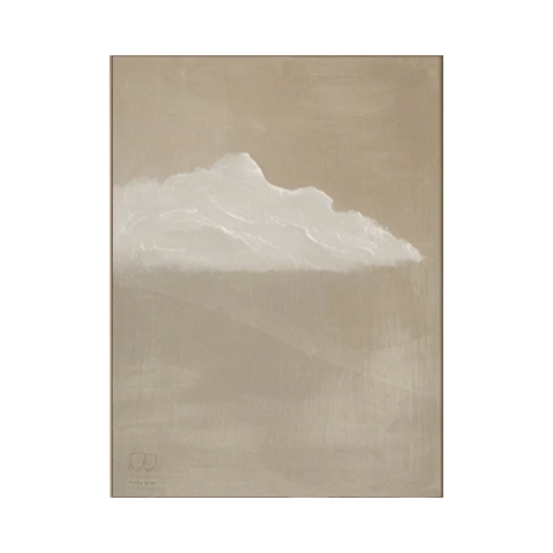 Serene Cloudscape Abstract Art Canvas Modern Sky Painting #OS 019