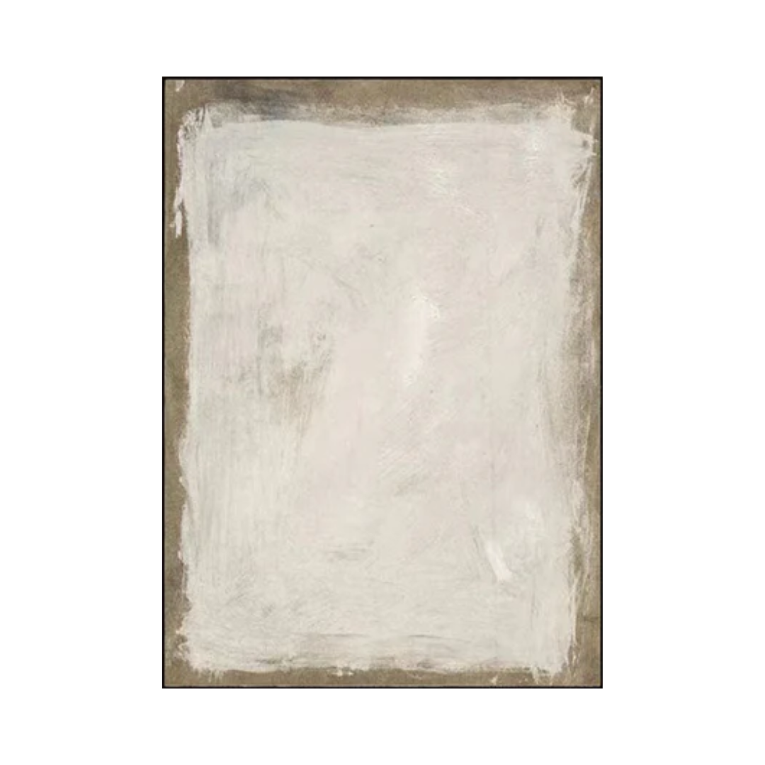 Beige & Brown Abstract Painting #LL 048