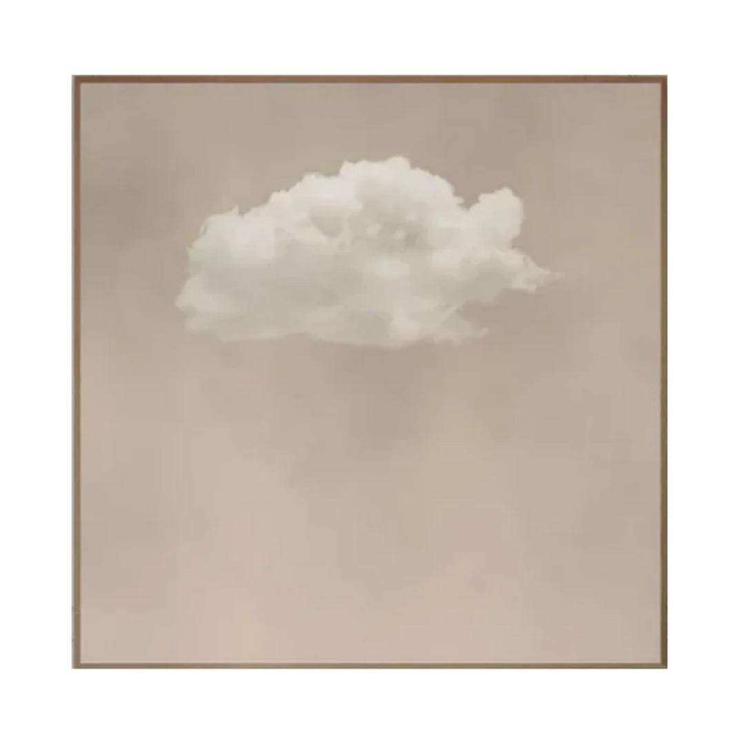 Serene Cloudscape Abstract Art Canvas Modern Sky Painting #OS 018