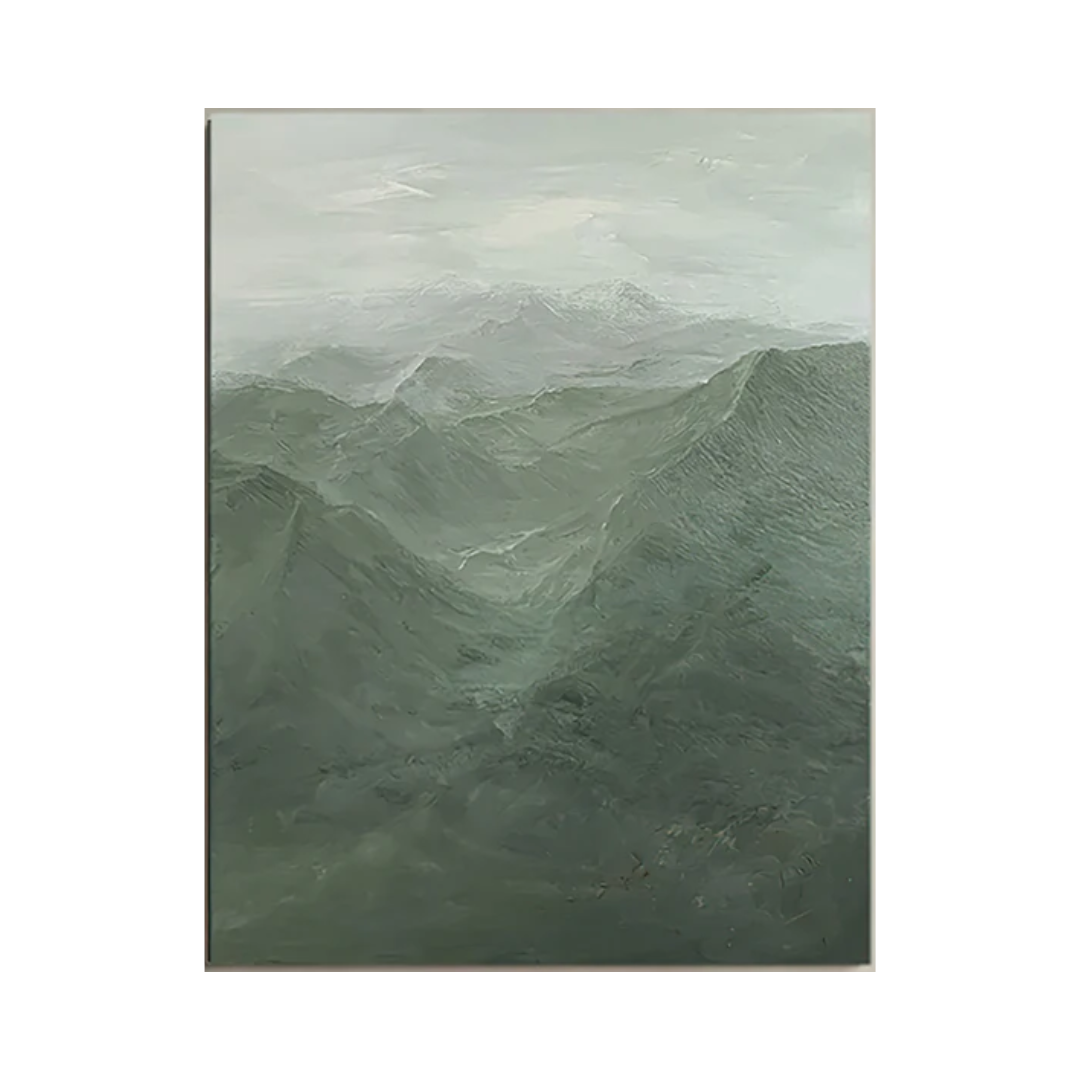 Blue & Green Abstract Painting #AVG 001