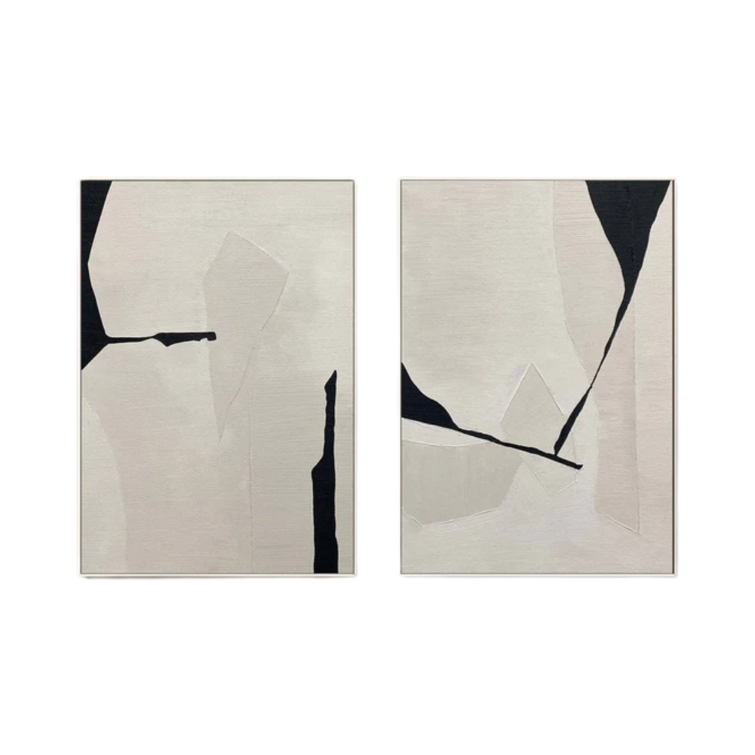 Abstract Tranquility Painting SET OF 2 #LL 006