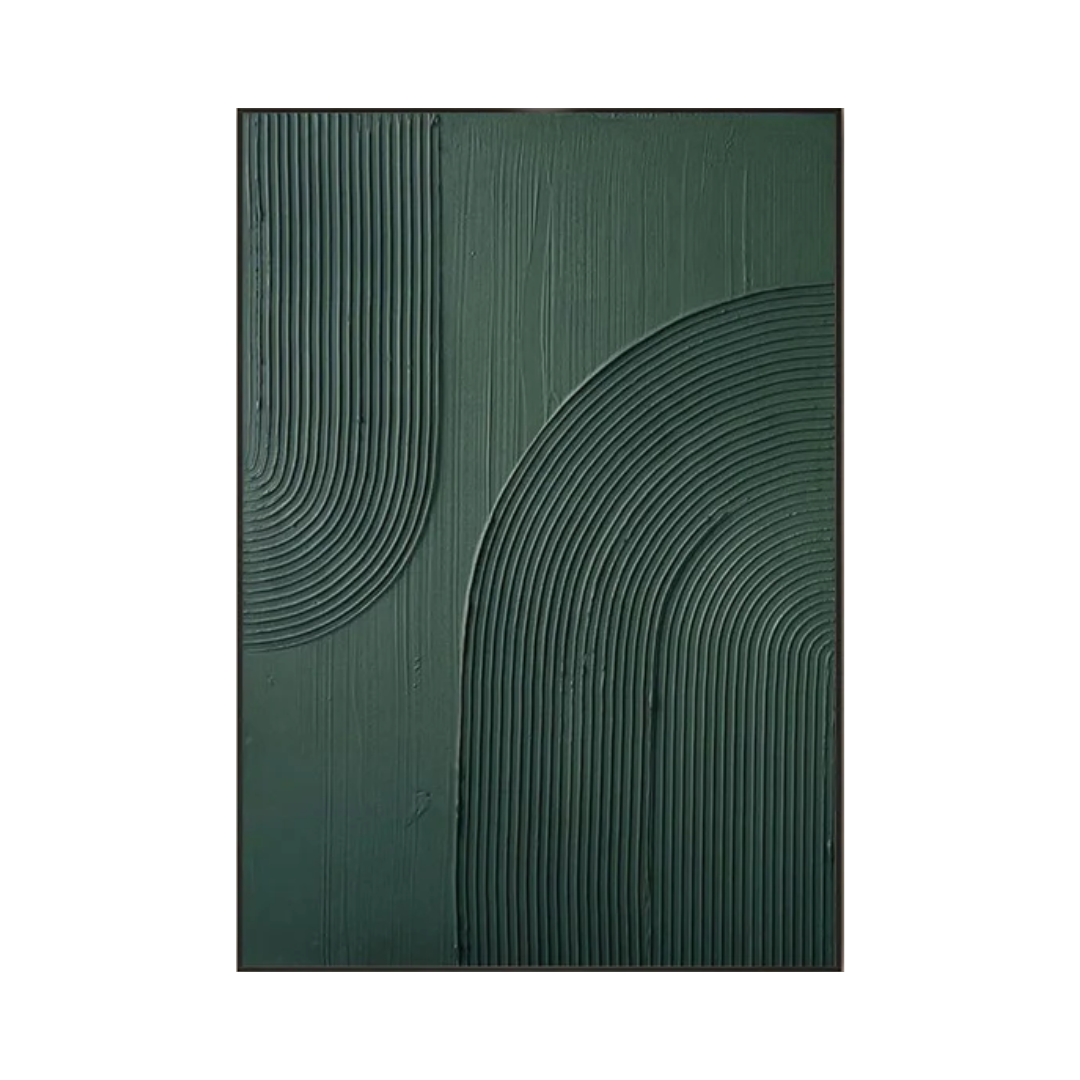 Blue & Green Abstract Painting #CXA 015