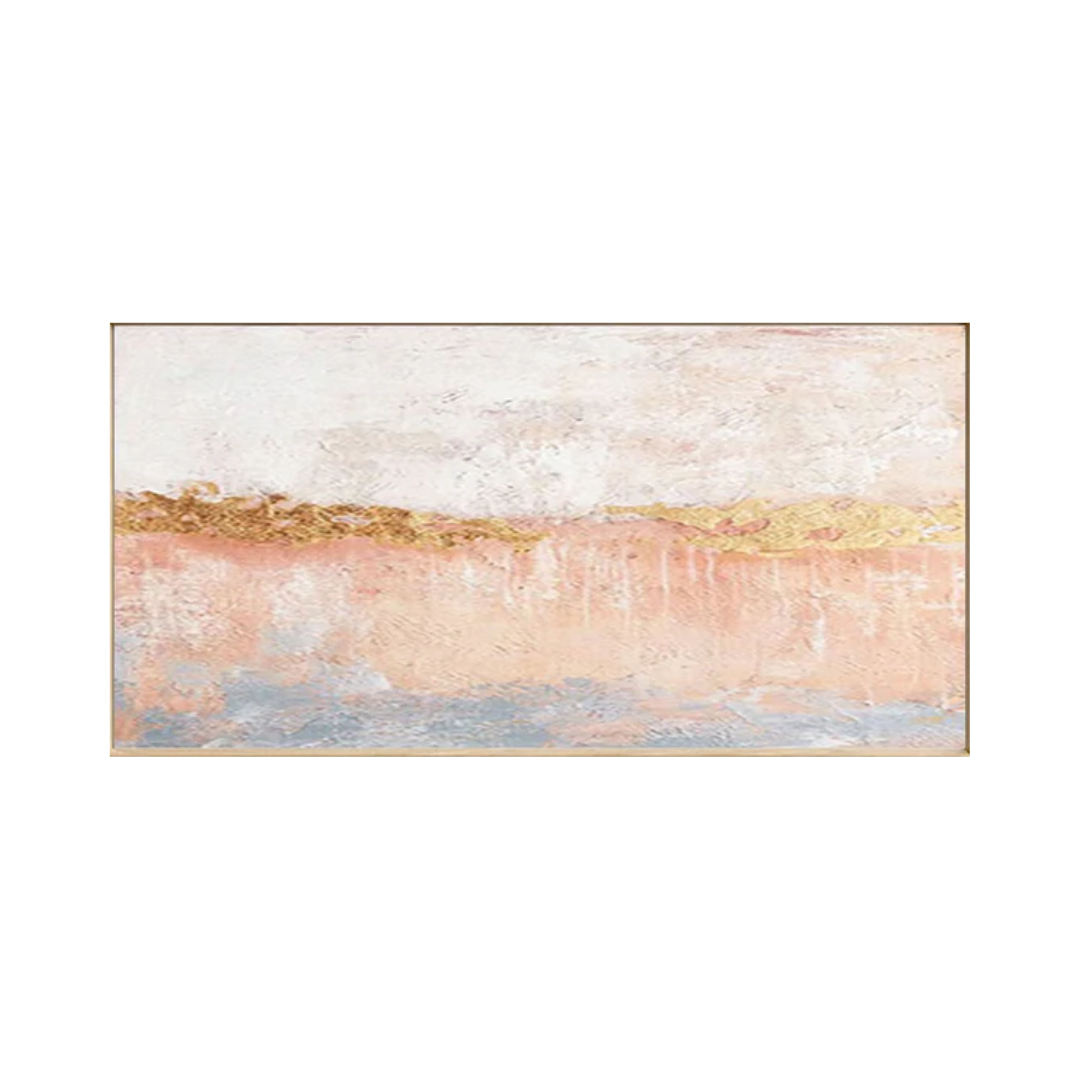 White Minimalist Abstract Painting #CXA 020