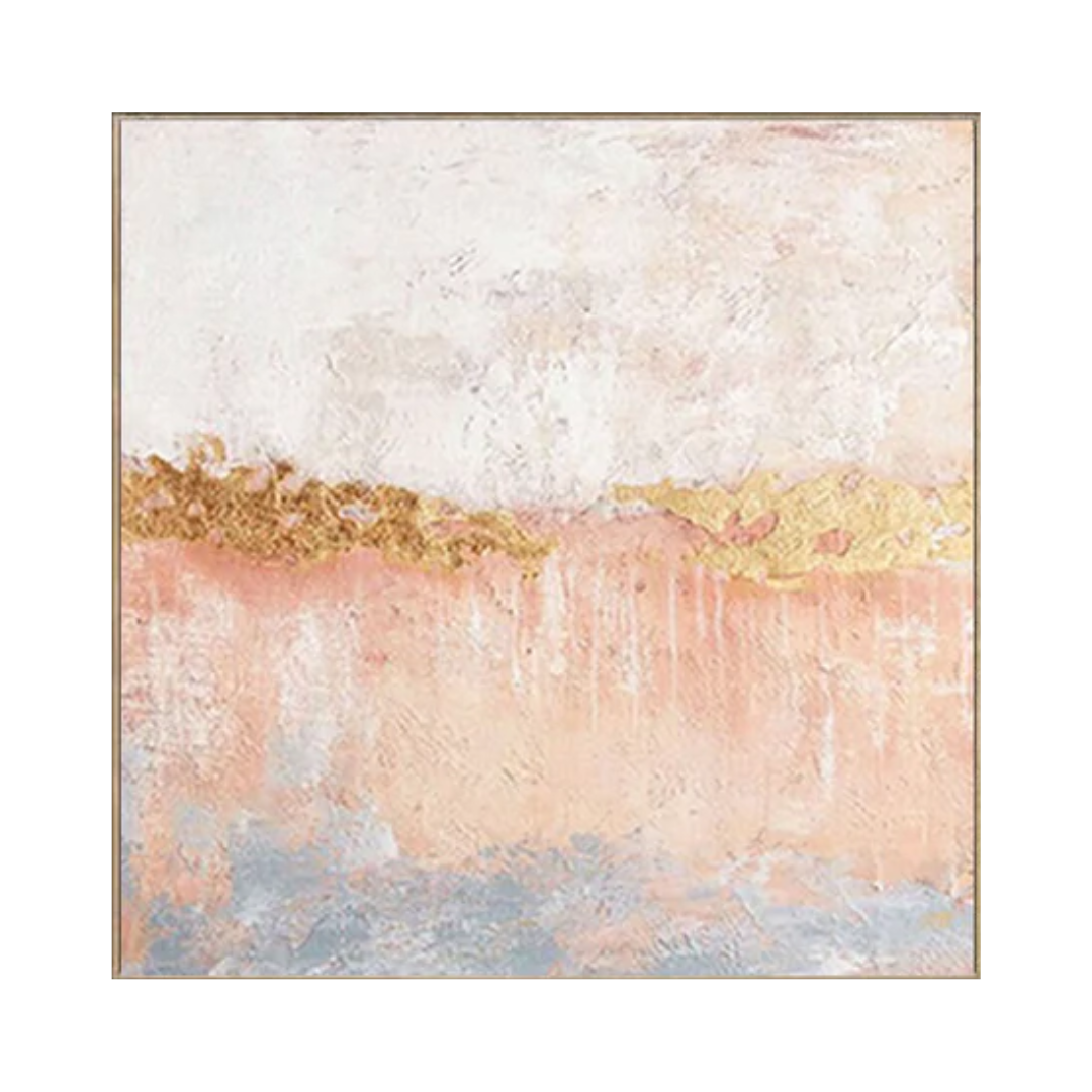 White Minimalist Abstract Painting #CXA 022