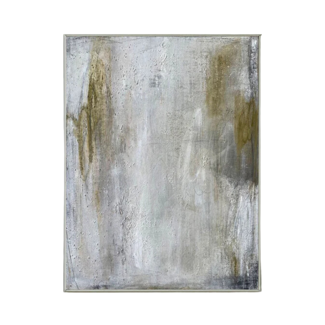 Beige & Brown Abstract Painting #CXA 003