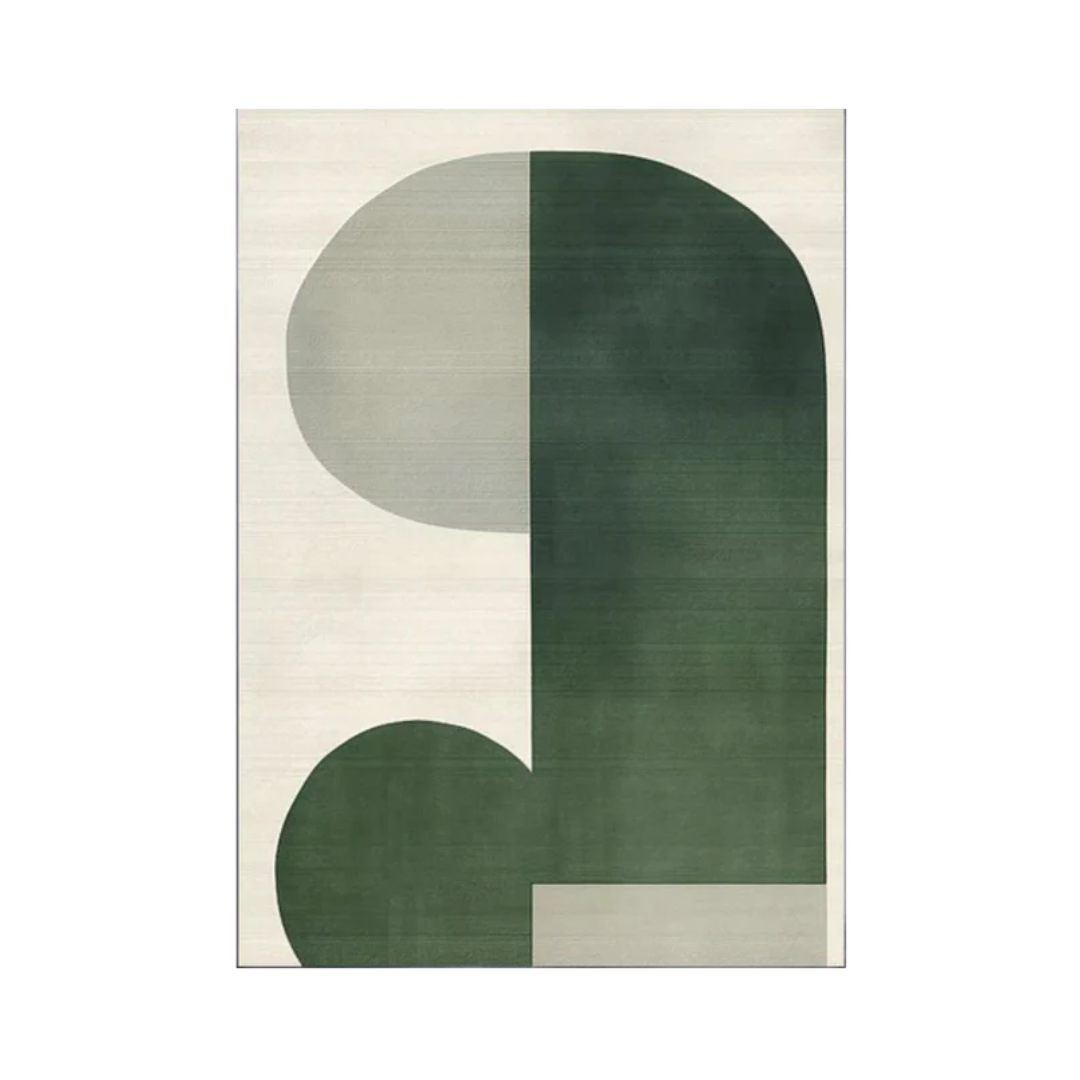 Blue & Green Abstract Painting #LL 003