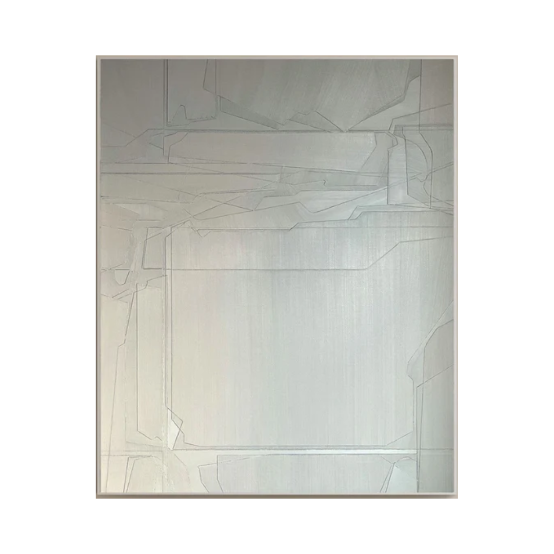 White Abstract Painting #LL 005