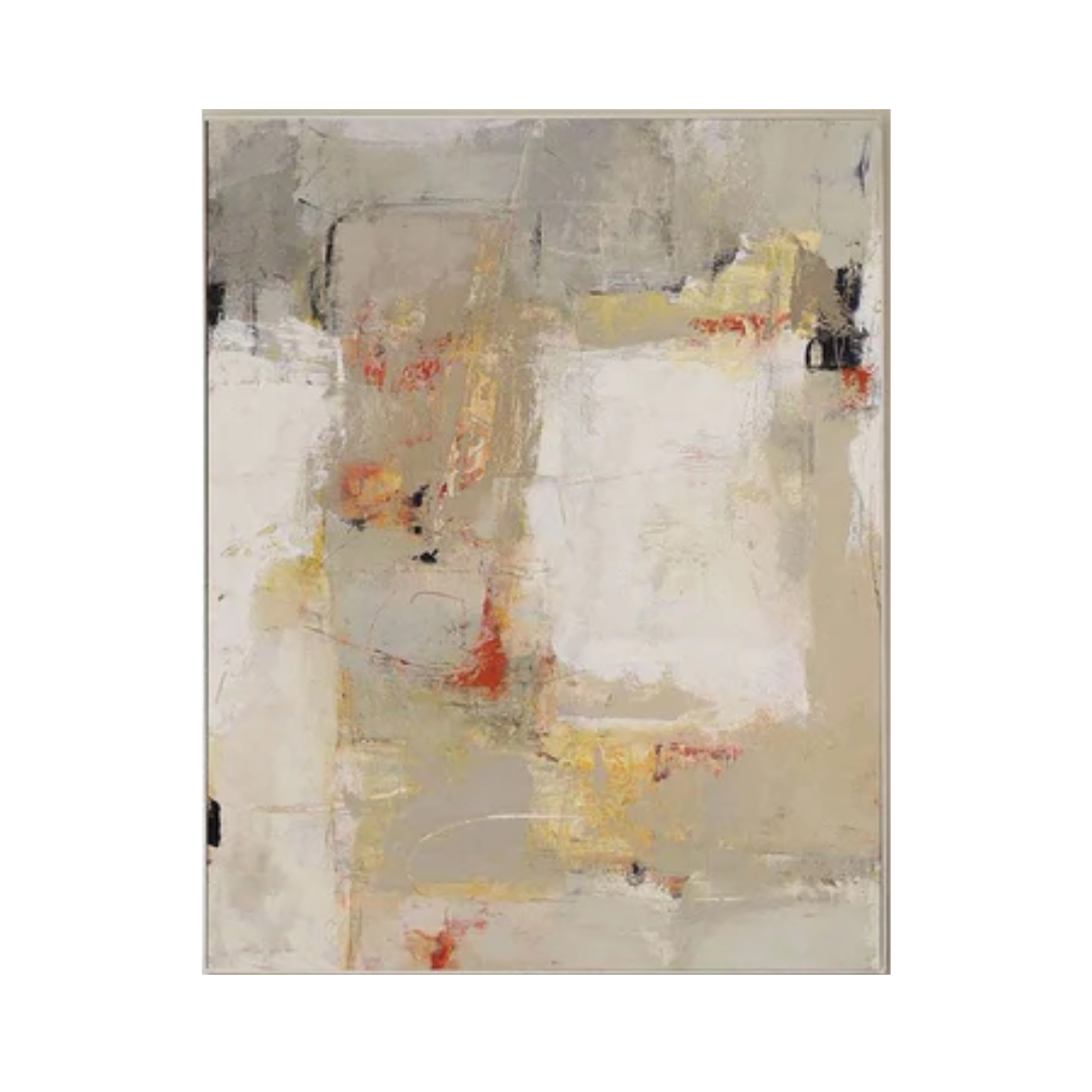 Beige & Brown Abstract Painting #BBA 002