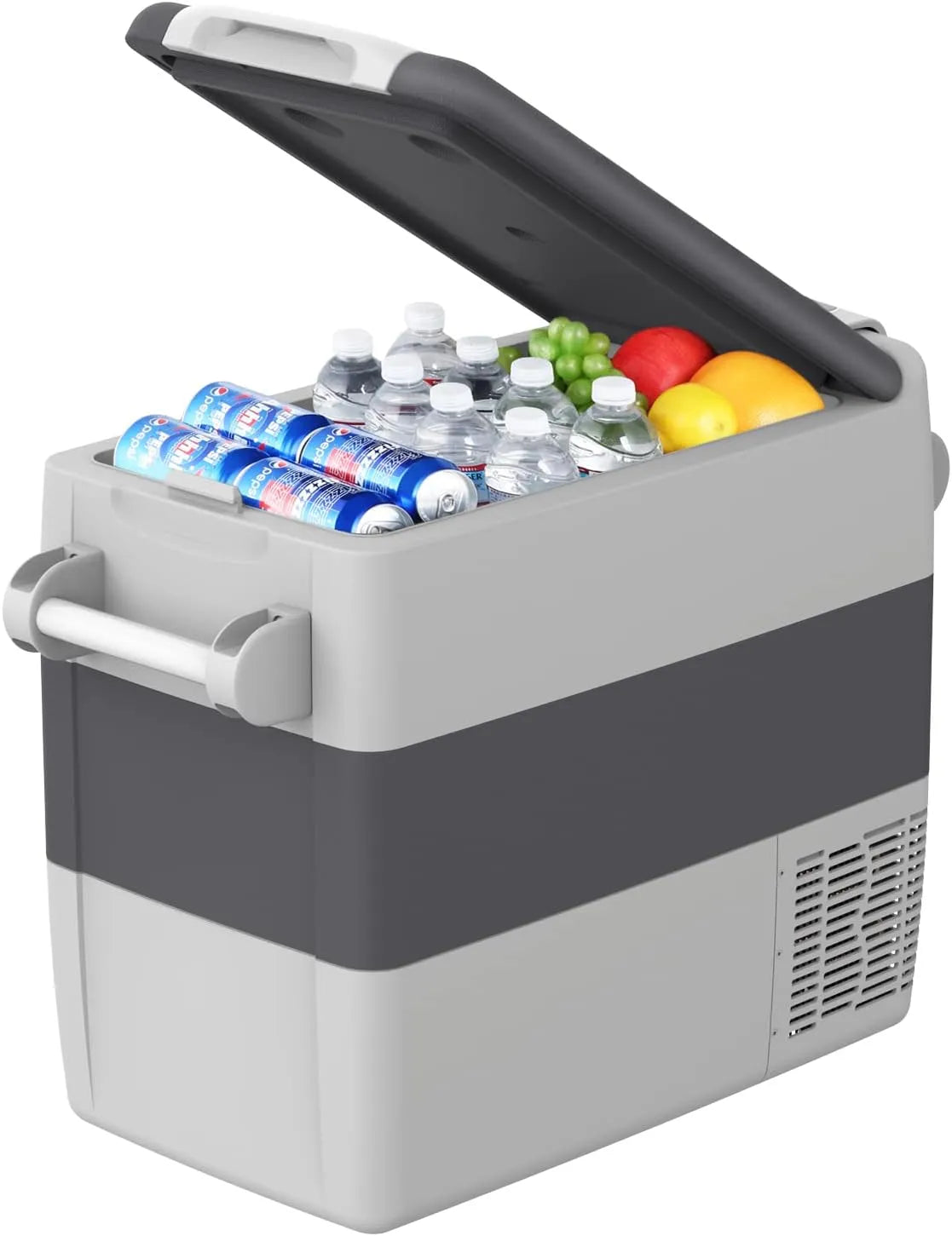 AJ30 Portable Refrigerator,Portable Freezer,32 Quart(30L) Electric Cooler,Car Refrigerator,12/24V DC Cable & 110/240V AC,Car Fridge for Camping,Truck,RV,Travel,Fishing
