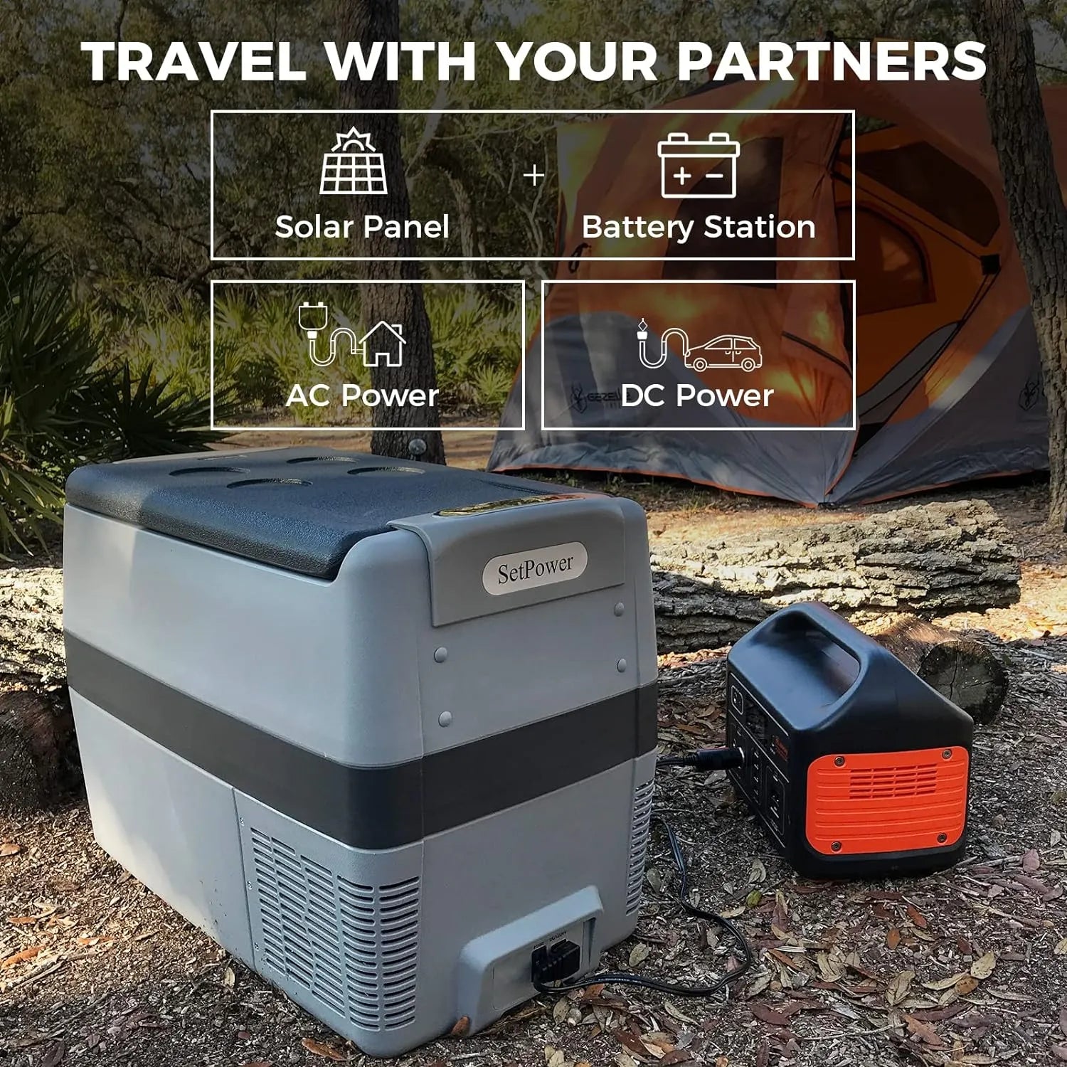 AJ30 Portable Refrigerator,Portable Freezer,32 Quart(30L) Electric Cooler,Car Refrigerator,12/24V DC Cable & 110/240V AC,Car Fridge for Camping,Truck,RV,Travel,Fishing