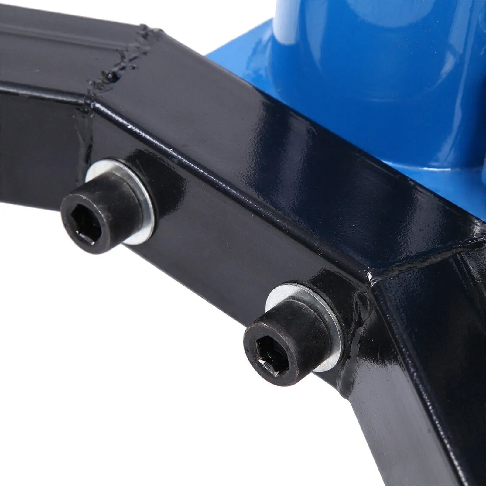 1660 Pounds Hydraulic Car Transmission Jack Vertical Lift with 360° Swivel Wheel Pedal ,Blue,33"-70"(0.75Ton)